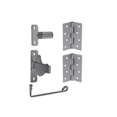 Coloursmart - Single Gate Kit,  2 x hinges and latch